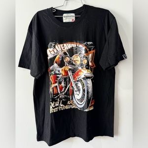 KAITONG Outfitters Custom Fit Black Barnett Harley Davidson Shirt Size XL